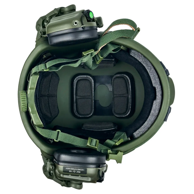 Тактический комплект шлем Fast + наушники Earmor М31 + крепление Чебурашка (Оливковый) XL Винница - изображение 9