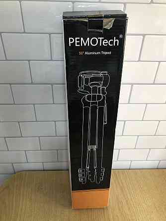 Штатив для телефону 130см планшета/GoPro/камери, дорожній штатив PEMOTech із дистанційним керуванням затвором, 2-в-1 тримач Б/В Київ