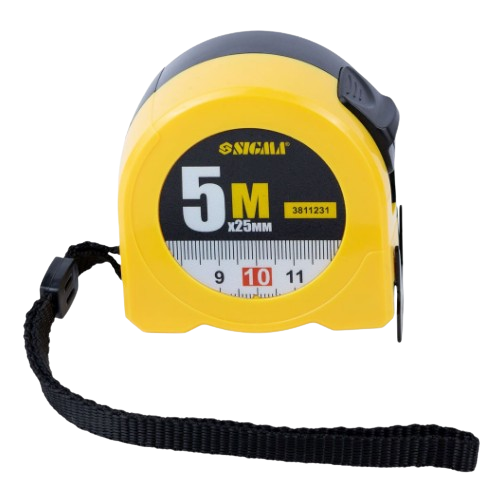 Рулетка 5м*25мм Color SIGMA Житомир - изображение 4