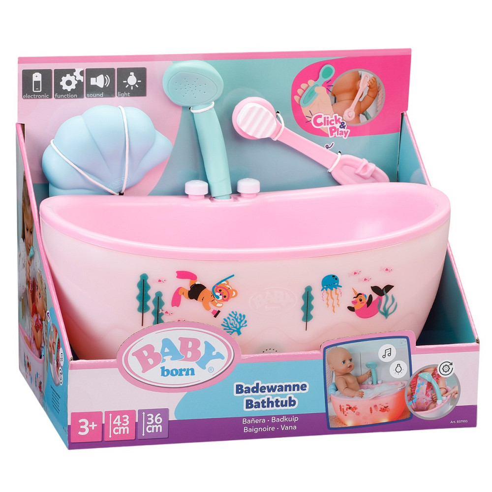 Автоматична ванночка для ляльки Baby Born – Казкове купання Дніпро - фото 1