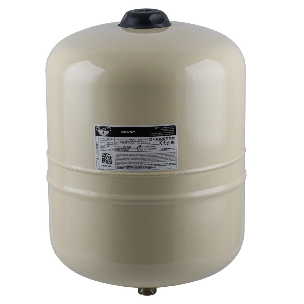 Гидроаккумулятор с фиксированой мембраной HYDRO-PLUS E 18L (11E0001800) (000031685) Киев - изображение 1