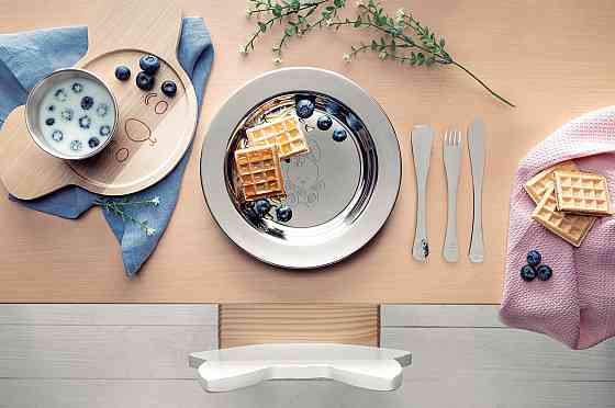 Дитячий набір столових приборів Tramontina Baby Le Petit pink, 2 предмети (6210086) Київ