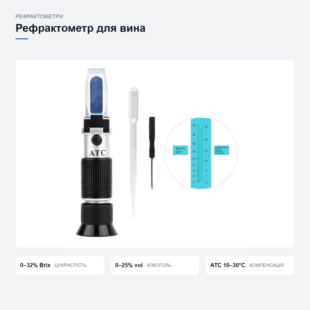 Рефрактометр RZ121 для вина Киев - изображение 12
