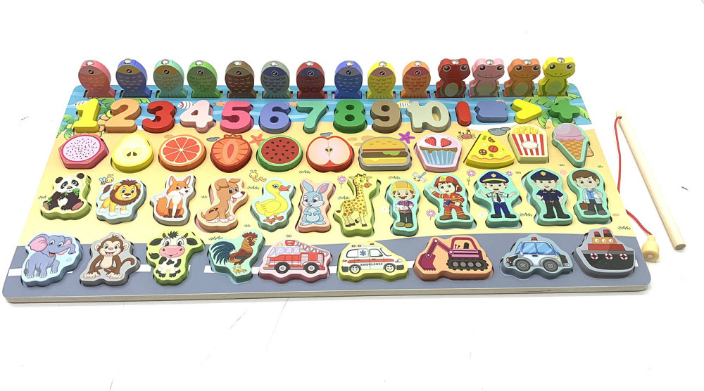 Дерев'яна іграшка Tree Toys Багатофункціональна дошка магнітна рибалка (MD 2903) Чернігів - фото 1