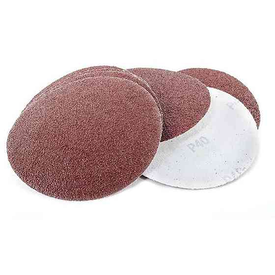 Коло наждачне самоклеюче 125 мм, папір клас С, щільність 120 г/м2, К40, уп. Мукачево