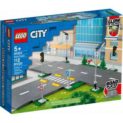 Конструктор LEGO City Town Дорожні плити 112 деталей (60304) Вінниця