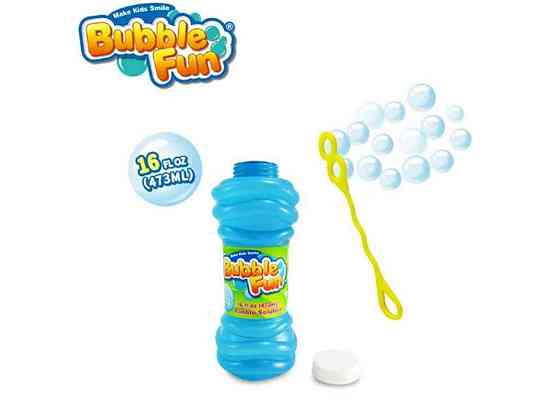 Набір для бульбашок 473мл (7,4x7,4x18см) Bubble Fun ТМ BUBBLE FUN Київ