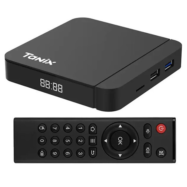 Смарт ТВ приставка Tanix W2 PRO 4/64 Гб Smart TV Box Android 11 Андроид ТВ бокс Киев - изображение 1