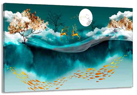 Картина полотно у вітальню / спальню   Природа    MLP_285 ( 60х30см ) 80x120 см Київ