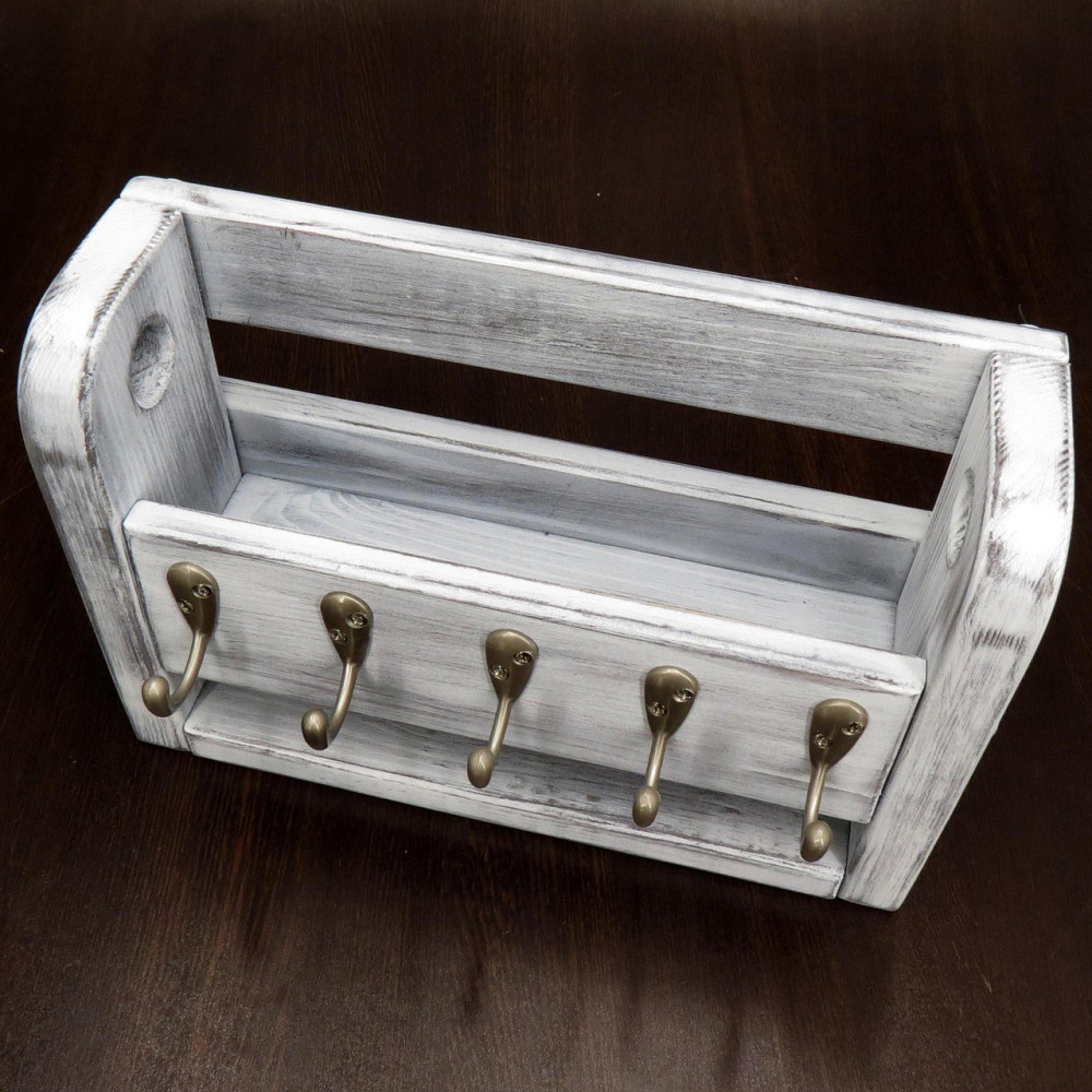 Ключниця дерев'яна "Сен-Мішель" шеббі Миколаїв - фото 8