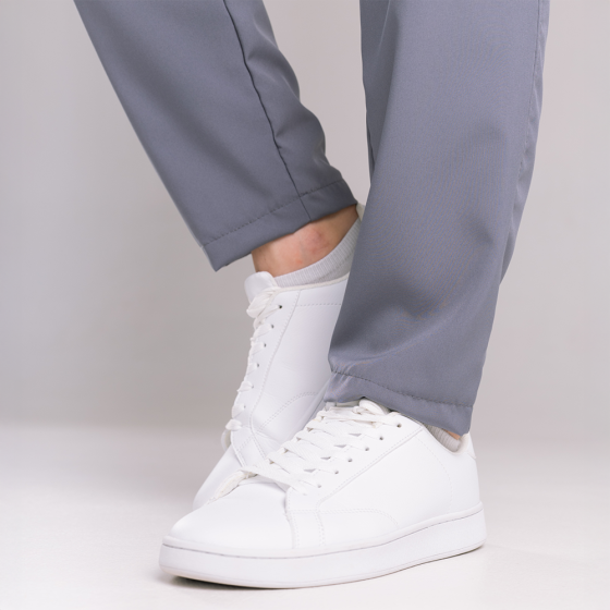 Однотонні базові чоловічі штани весна літо темно-сірі антрацит Pobedov Aero Київ