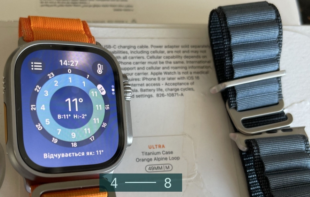 Смарт-Часи Apple Watch Ultra 49mm Titanium Ceramic Київ - фото 5