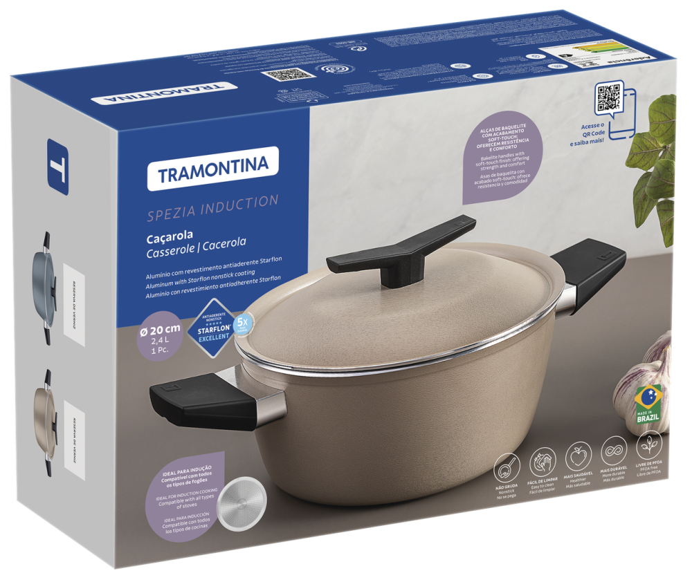 Каструля Tramontina Spezia Blue (2.4 л) 20см (7096826) Киев - изображение 6