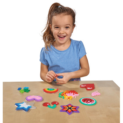 Набор для творчества Simba бусин для термомозаики 9 цветов 2520 шт (6374656) Винница - изображение 2