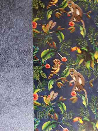 Обои флизелиновые экологические Decoprint Essentials EE22506 под венецианскую штукатурку синие черные Киев