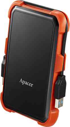 Зовнішній жорсткий диск 2.5" USB 2.0 TB Apacer AC630 Black/Orange (AP2TBAC630T-1) Чорний Харків