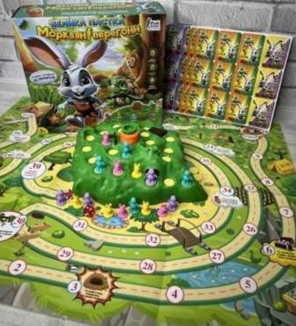 Гра настільна Fun Game 93296 Змагання Пінгвінів моркві перегони. Київ - фото 5