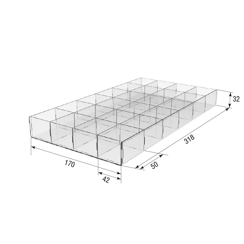 Коробка EKOSTAR 24 клітинки 318х170х32 Київ - фото 3