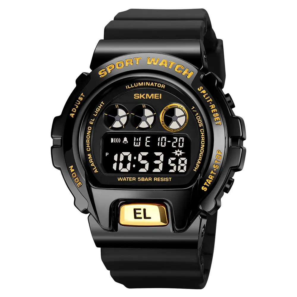 Мужские наручные часы Skmei 1905 Черный с золотистым Винница - изображение 1