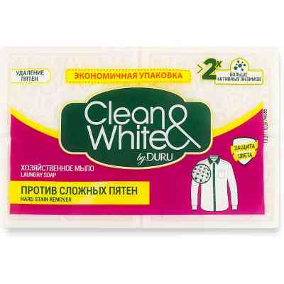 Мило для прання Duru Clean&amp;White Господарське для видалення плям 120 г (8690506521905) Вінниця