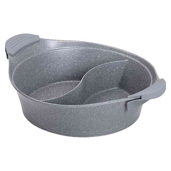 Алюминиевая кастрюля Ø 30 см Мрамор с антипригарным покрытием серый MGC HP-4-413G Киев