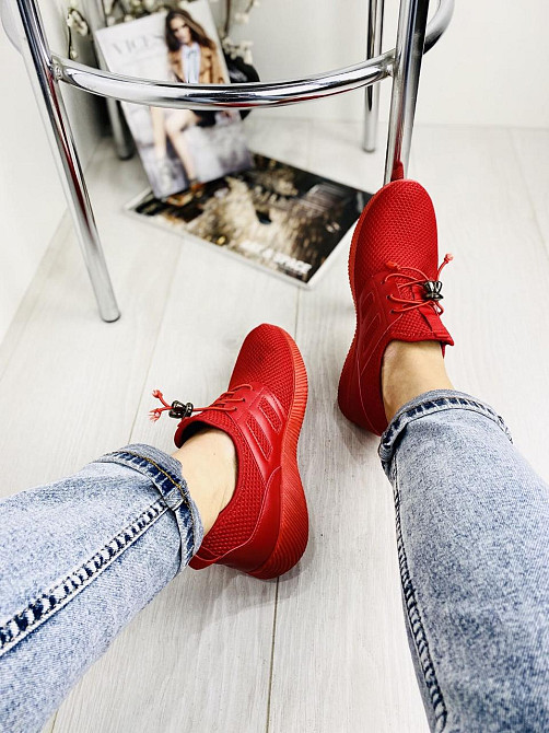 No brend Кросівки жіночі L-132 червоні (весна-осінь, сітка) (1499) 36р.37р.38р. Коломия - фото 7