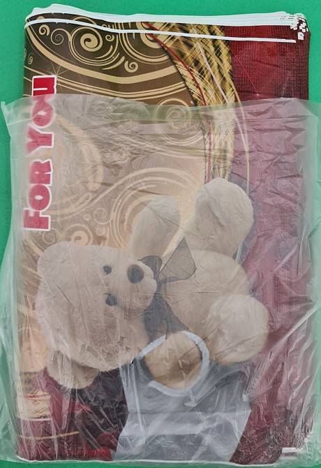 Пакет с прорезной ручкой, ламинированный 