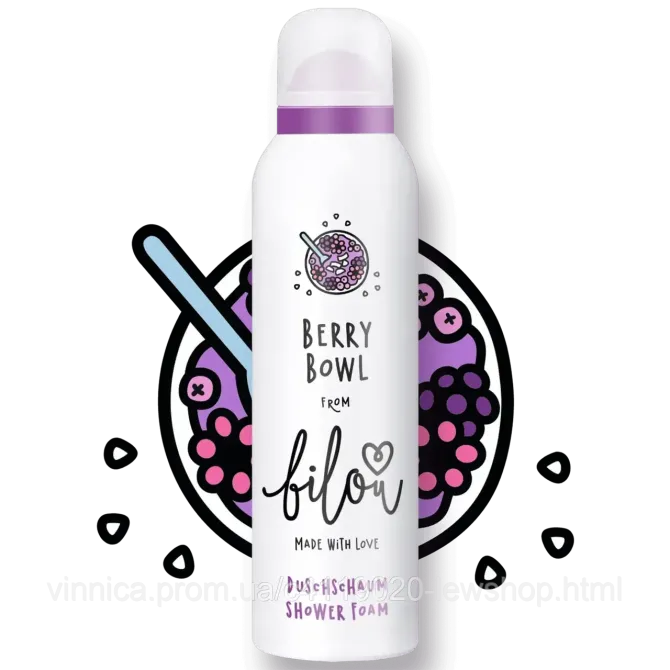 Пінка для душу Bilou Snow Rose 200 мл Чернівці - фото 1