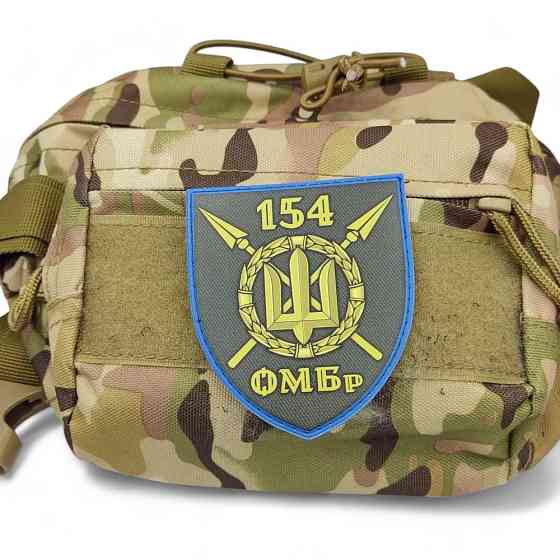 Патч / шеврон ЗСУ 154 ОМБр олива Київ
