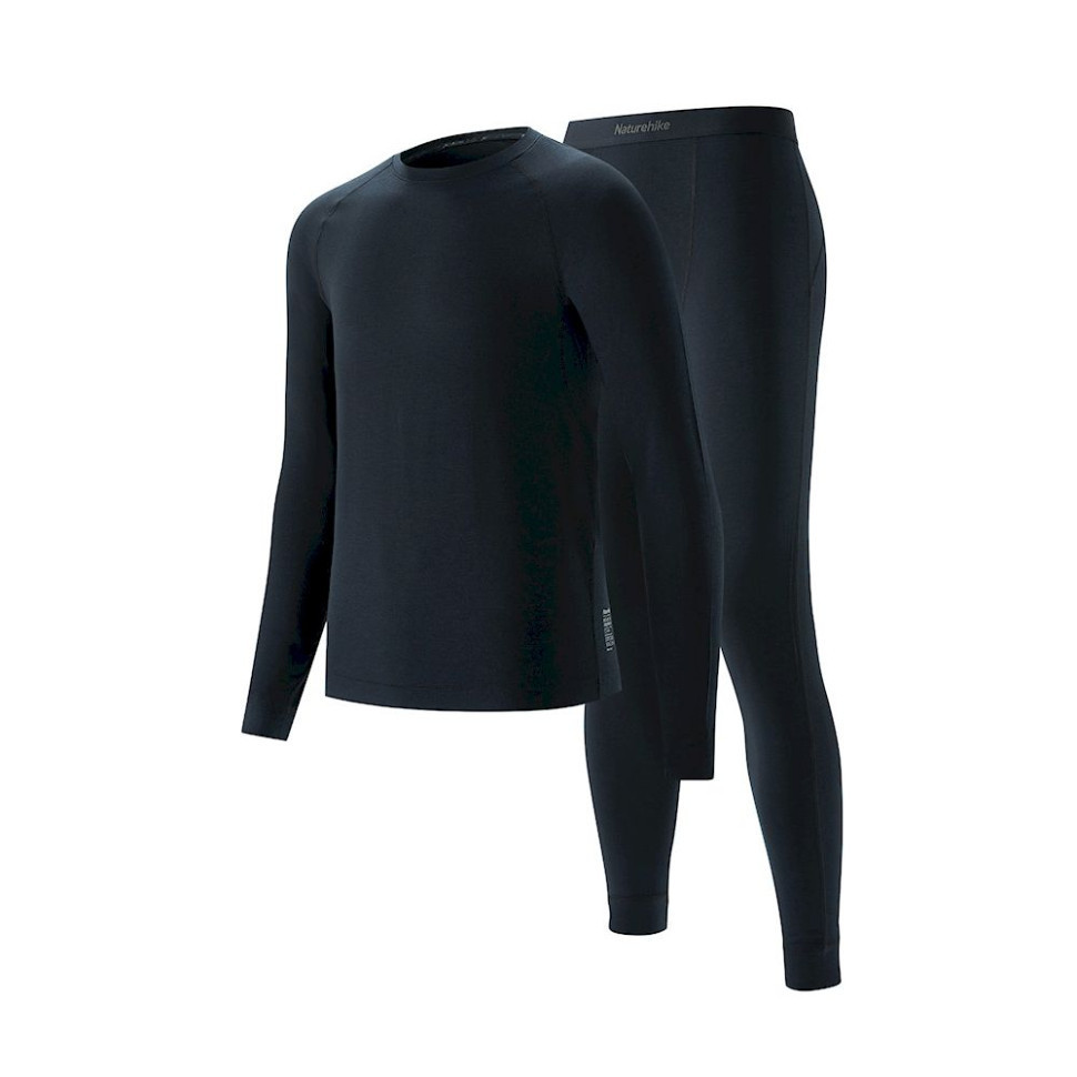 Комплект термобелья мужского Naturehike NH22NY001, демисезон, размер XXL, черный Ровно - изображение 1