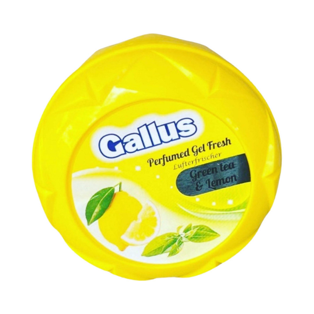 Парфумований освіжувач повітря в гелі Gallus Green tea & Lemon 150 g. (Зелений чай і лимон) Виноградов - изображение 2
