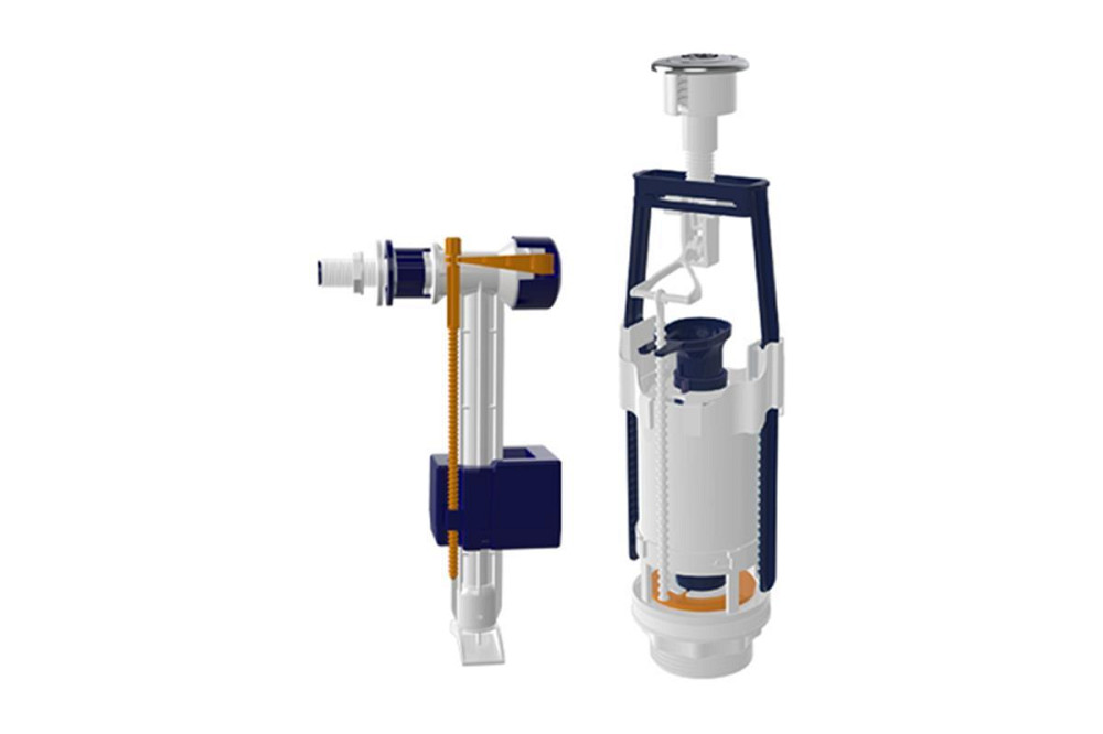 Арматура для смывающего бачка универсальная с клапаном боковой подачи NOVA Харьков - изображение 1