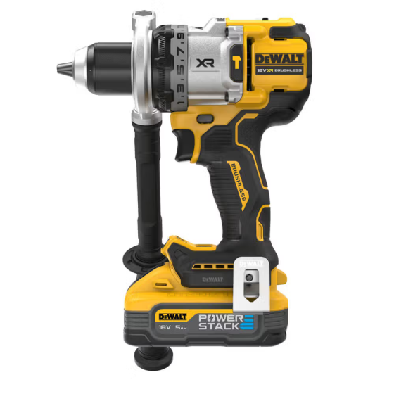 Професійна дриль-шурупокрут акумуляторний безщітковий ударний DeWALT DCD1007H2T : з АКБ 2шт-18V 5.0Ah і ЗП Київ