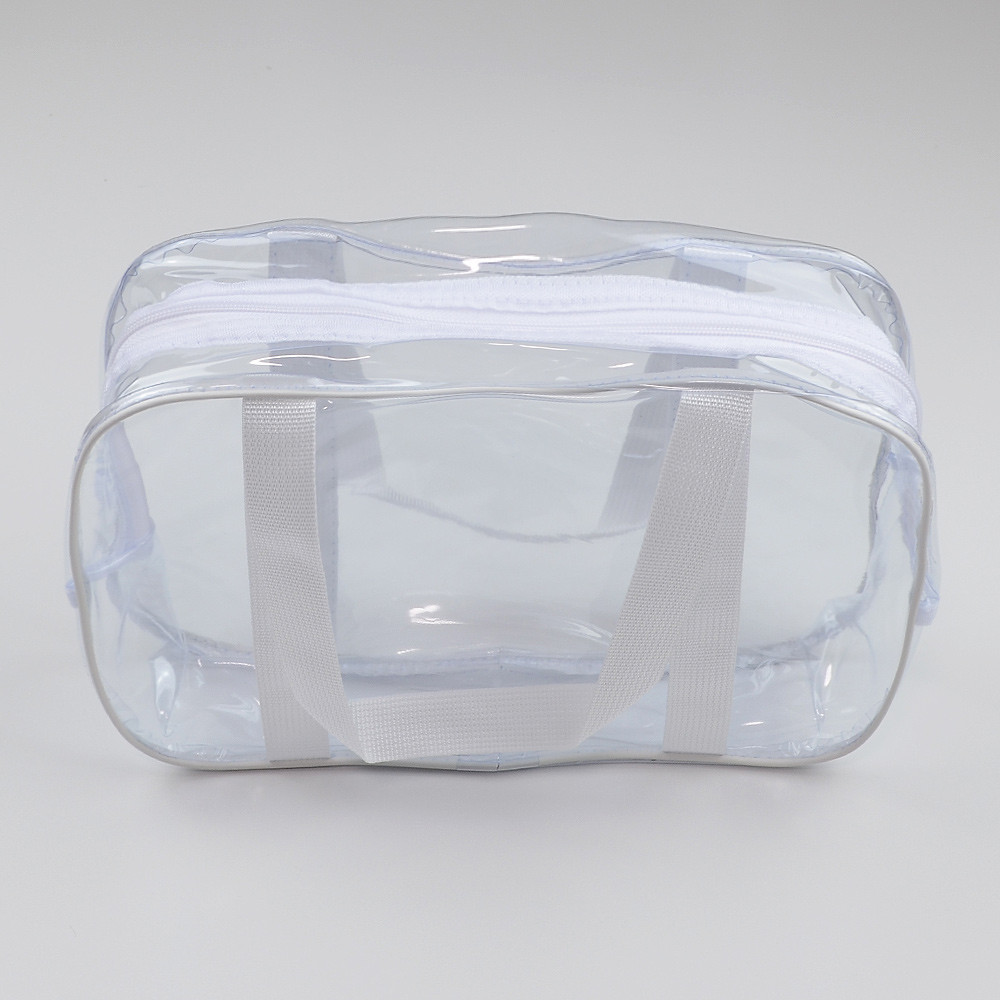 Прозора сумка з довгими ручками розмір М р009-white (біла) Суми - фото 5