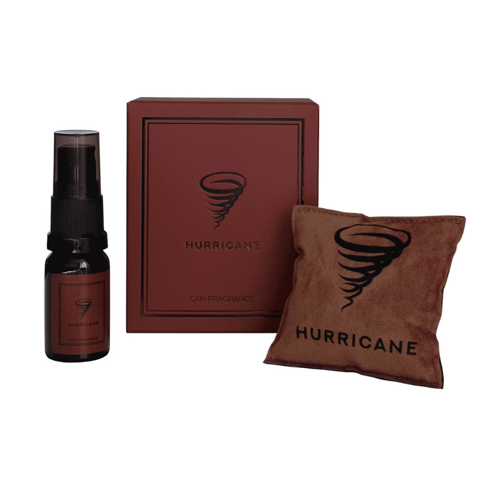 Автомобильный ароматизатор Hurricane Brown Standart, аромасаше на дефлектор со спреем 10 мл Чортков - изображение 1