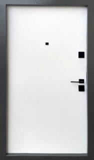 Форт-М Двері квартирна модель Тріо-Мальта , колір Кварцит/Білий мат Київ - фото 2