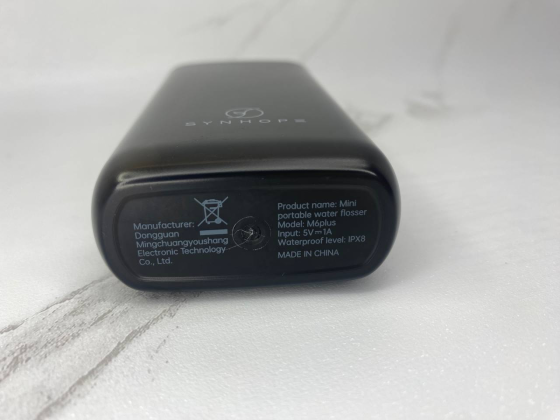 Ирригатор для полости рта SYNHOPE Water Flosser Mini портативный, телескопический, IPX7, 3 режима очистки — Б/У Киев