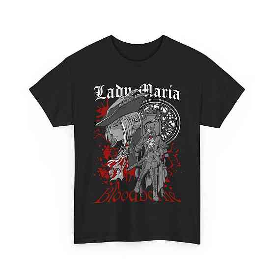 Футболка для мальчика аниме Ладй Мариа Блоодборне Хунтерс оверсайз (рост от 165 до 180 ) Черний AnimeJ0148m Днепр