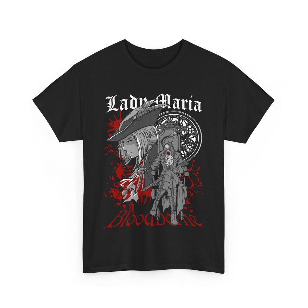 Футболка для мальчика аниме Ладй Мариа Блоодборне Хунтерс оверсайз (рост от 165 до 180 ) Черний AnimeJ0148m Днепр - изображение 4