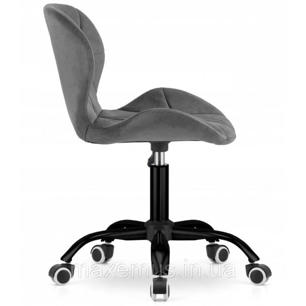 Офисное кресло операторское для персонала Bonro B 5 3 1 кресло на колесах для офиса компьютерное велюр серый Мостиська - фото 2