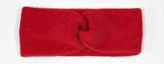 Пов'язка жіноча тепла ангора червона Київ