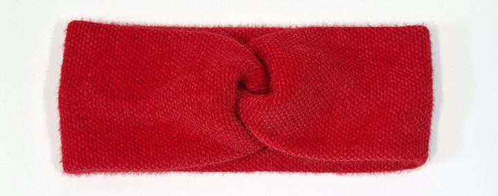 Пов'язка жіноча тепла ангора червона Київ - фото 1