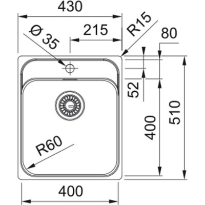 Мийка кухонна Franke 127.0703.298 Вінниця - фото 3