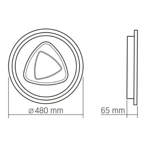 LED Світильник функціональний 56W VL-CLD-997-SL Decora Videx Житомир
