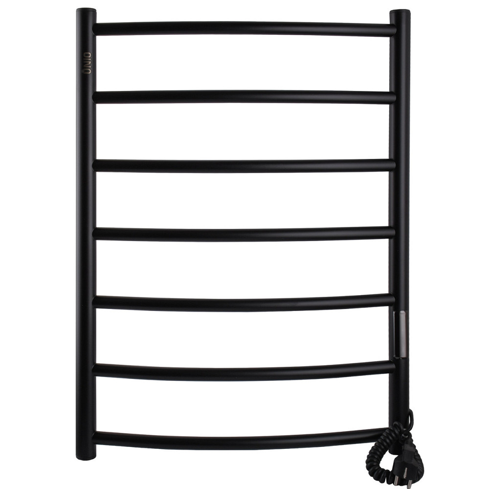 Рушникосушарка UNIO LD ЕU 700-500-7 BLK Лесенка Дуга электро черная (000029424) Киев - изображение 1