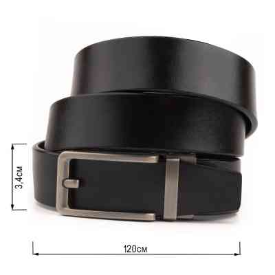 Ремень Vintage С автоматической пряжкой Черный (20306) Винница