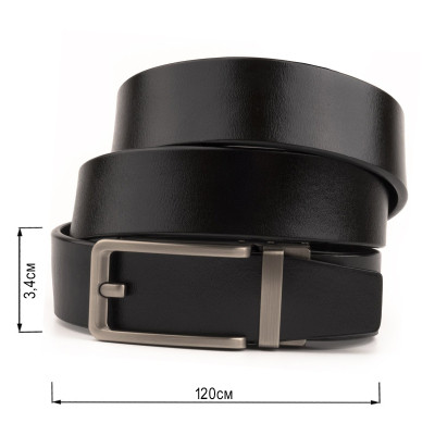 Ремінь Vintage З автоматичною пряжкою Чорний (20306) Вінниця - фото 3