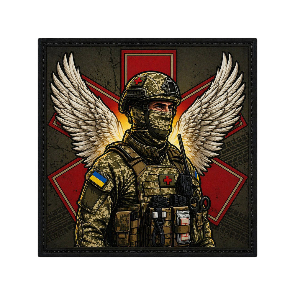 Патч / шеврон Медичний янгол Запоріжжя - фото 1