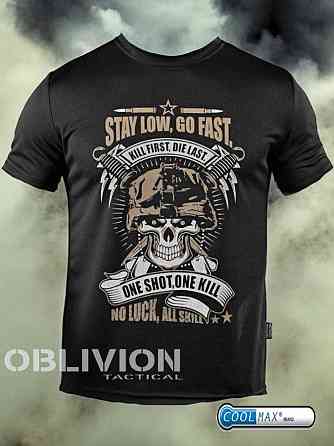 Тактична футболка Oblivion Go fast Oblivion black ДЛ6582 Київ