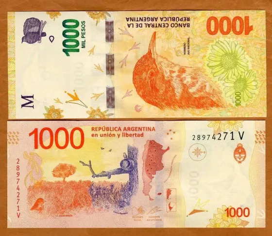 Argentina Аргентина - 1000 Pesos 2022 Pick 366(5) Serie IA Полтава
